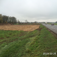 26) 2019-10-29 Prace odhumusowania terenu w km_35+400