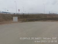 4) 2023-04-04 Stan istniejący po stronie lewej obiektu nad linią kolejową w ciągu drogi byłej DK7