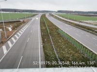 5) 2022-12-07 Widok z obiektu mostowego Węzła Żurominek