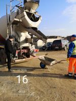 14) 2019-10-22 Wykonywanie zarobów próbnych betonu konstrukcyjnego na węźle betoniarskim w miejscowości Zielona