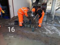 15) 2019-10-22 Wykonywanie zarobów próbnych betonu konstrukcyjnego na węźle betoniarskim w miejscowości Zielona